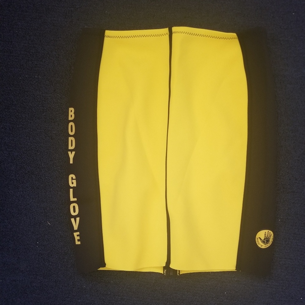 Yellow body glove skirt
